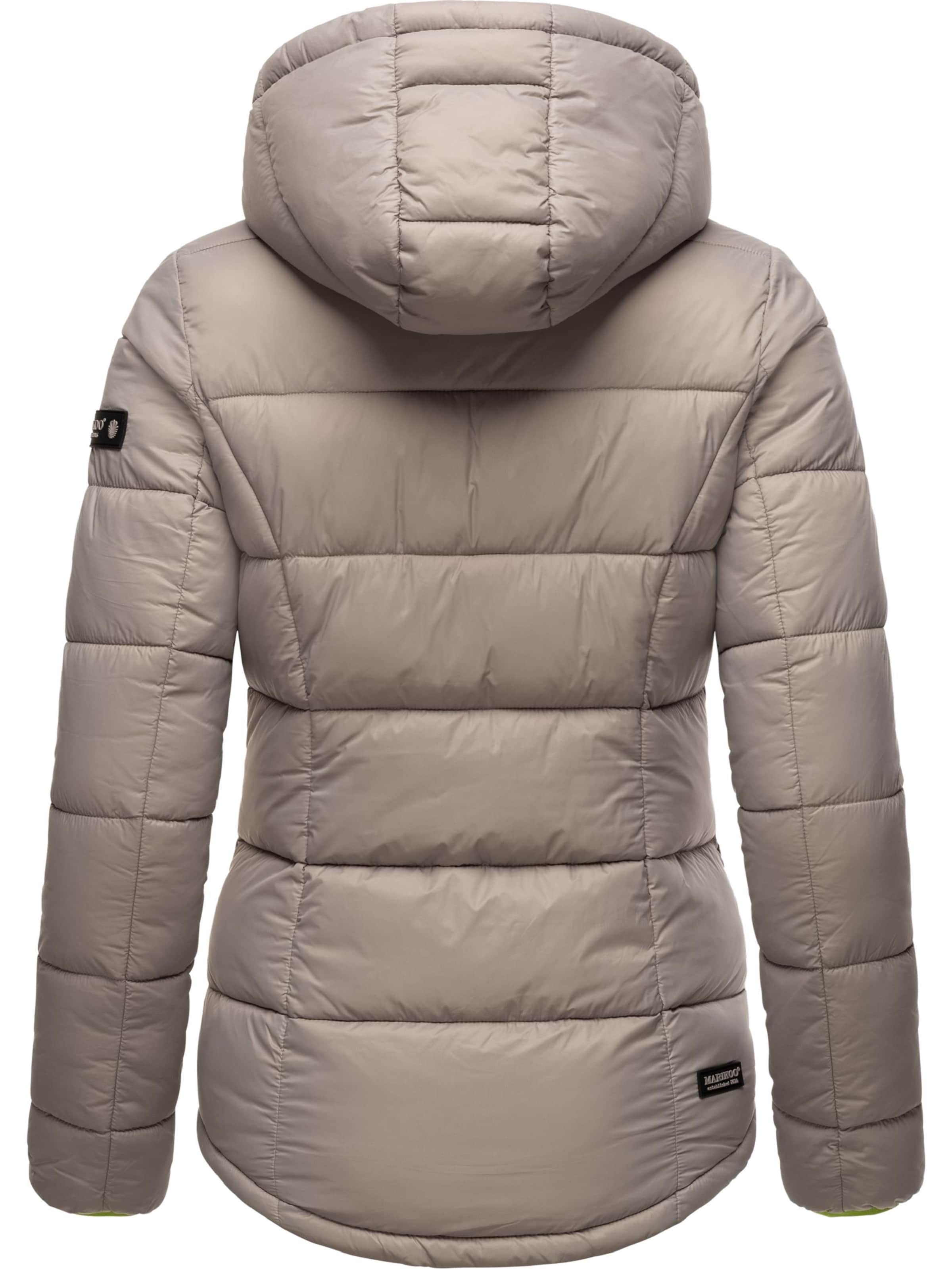 MARIKOO Zimná bunda 'Leandraa' - Sivá