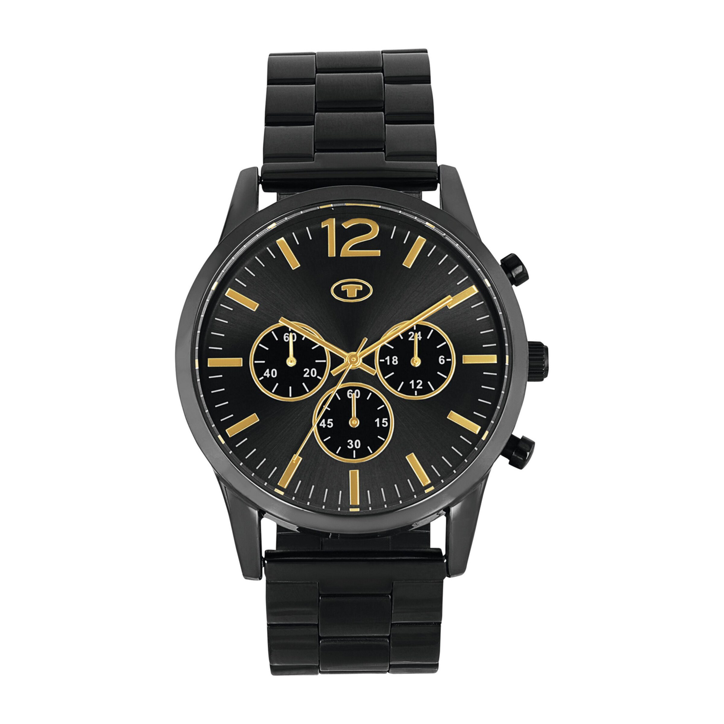 TOM TAILOR Uhr in Schwarz: Vorderseite
