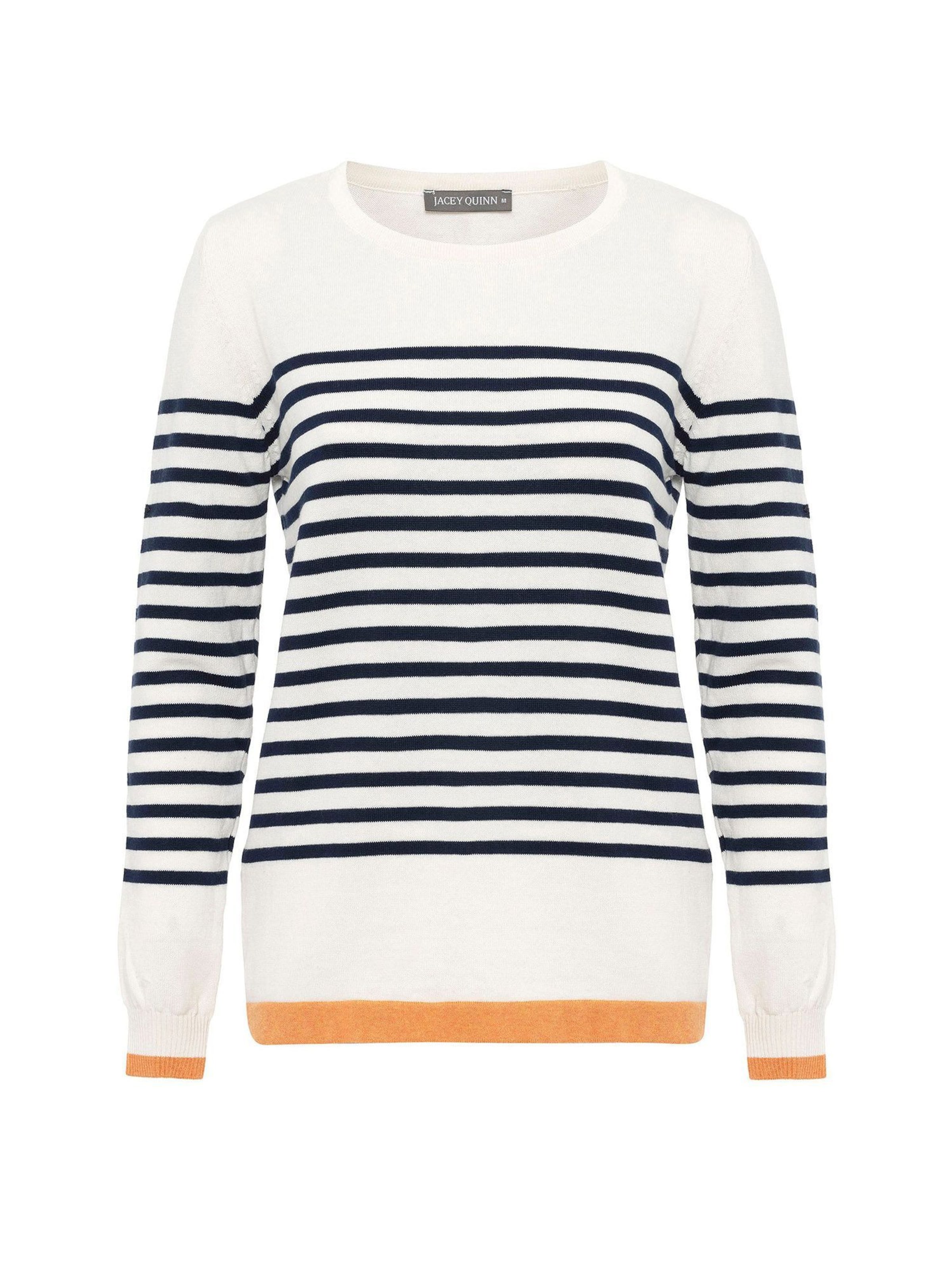 Jacey Quinn Pullover in Weiß: Vorderseite