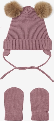 NAME IT Beanie 'Mara' in Pink: front
