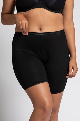 Ulla Popken Regular Boyshorts in Black: front