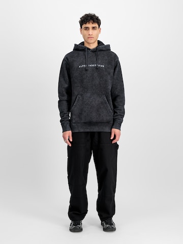 ALPHA INDUSTRIES - Sudadera en negro
