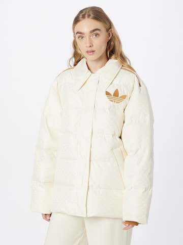 ADIDAS ORIGINALS Between-Season Jacket 'Adicolor 70S Monogram ' in Beige: front