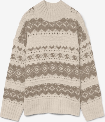 Pull-over 'AMPLE' VERO MODA en beige : devant