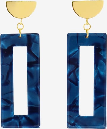 mėlyna Fräulein Wunder Auskarai 'Akane': priekis