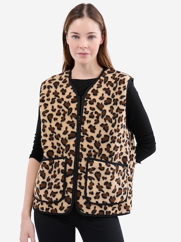 ETAM Weste in Braun: Vorderseite