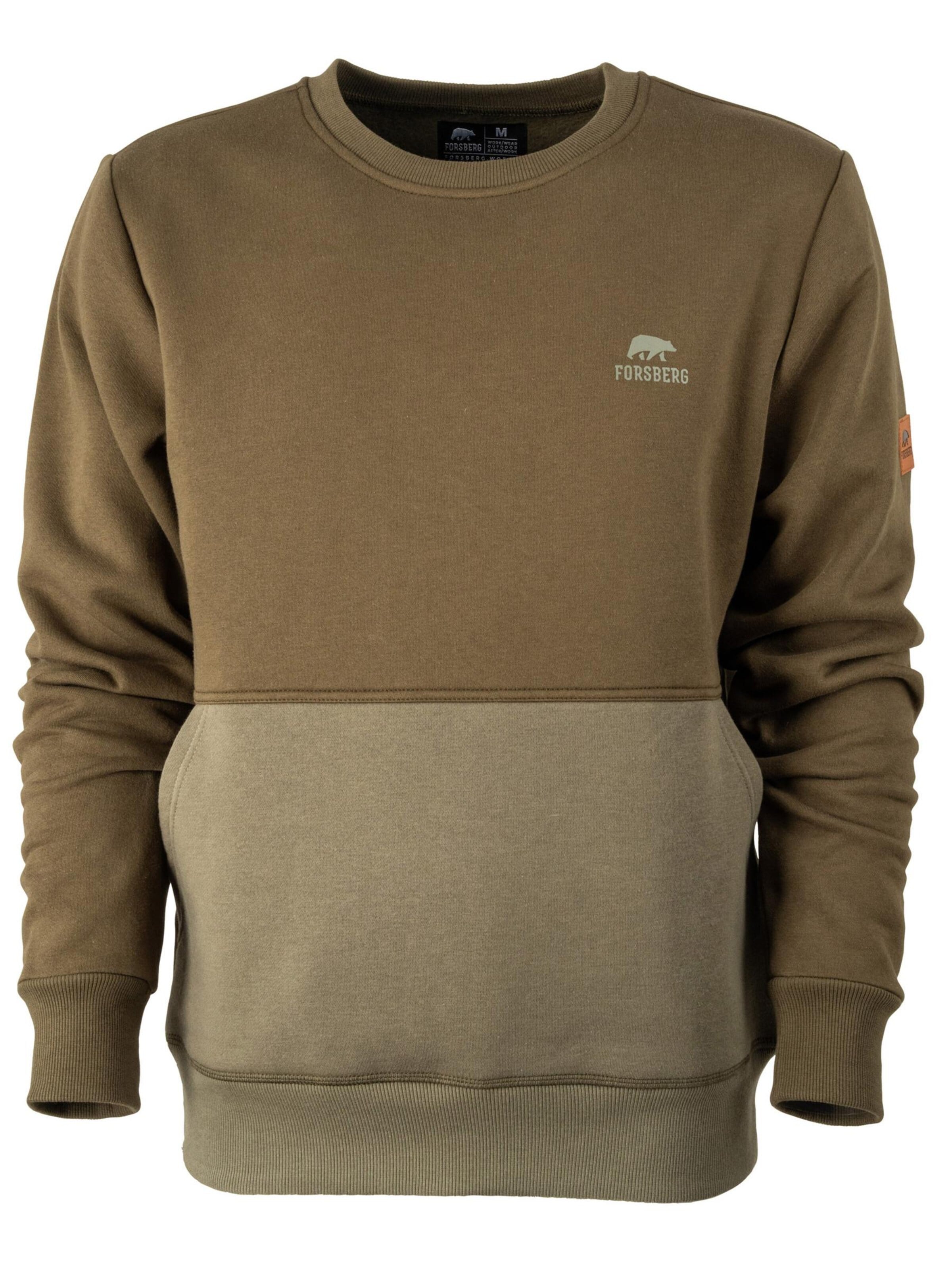 FORSBERG Sweatshirt 'Alvarson Sweatshirt' in Green: front