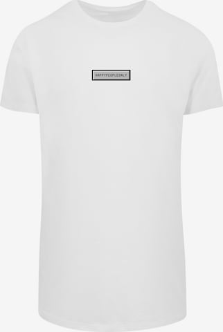 F4NT4STIC Shirt 'SIlvester Party Happy People Only' in Weiß: Vorderseite