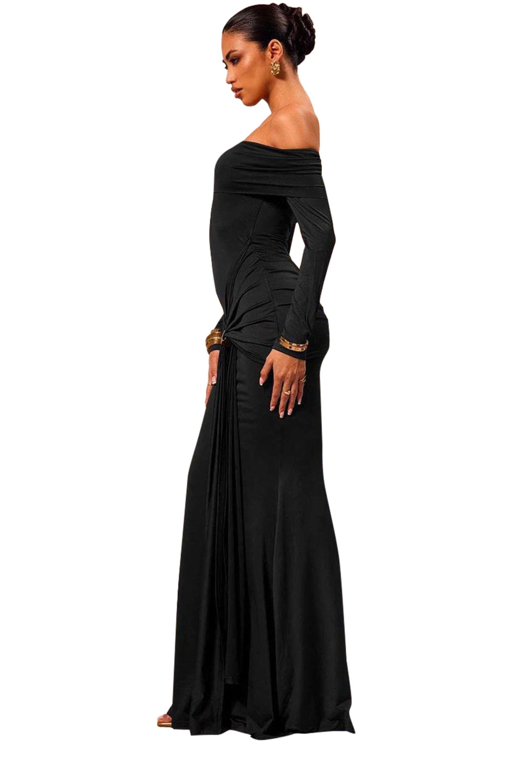 Moda Minx Abendkleid 'Samantha' in Schwarz