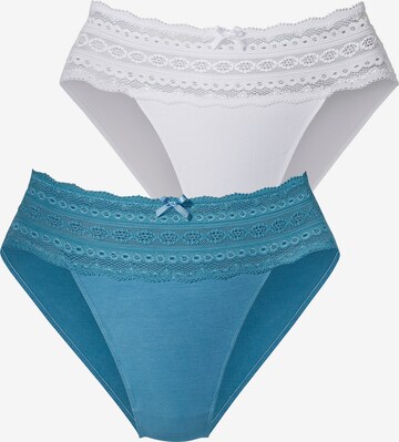 Slip PETITE FLEUR en bleu : devant