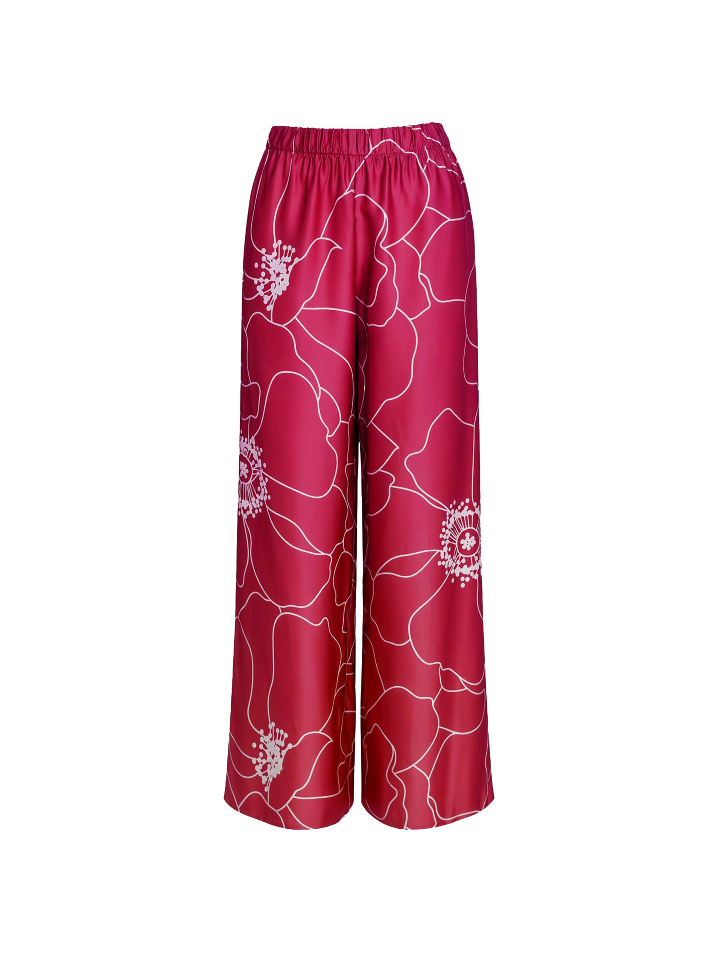 Haris Cotton Regular Pants in Pink: front