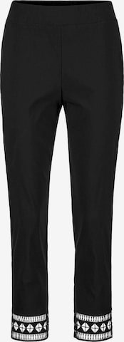 Pantalon 'Louisa' Goldner en noir : devant