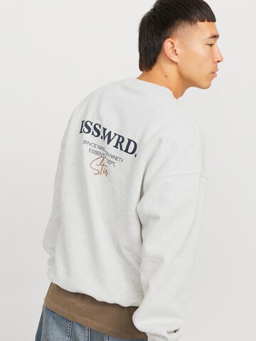 Sweat-shirt JACK & JONES en blanc
