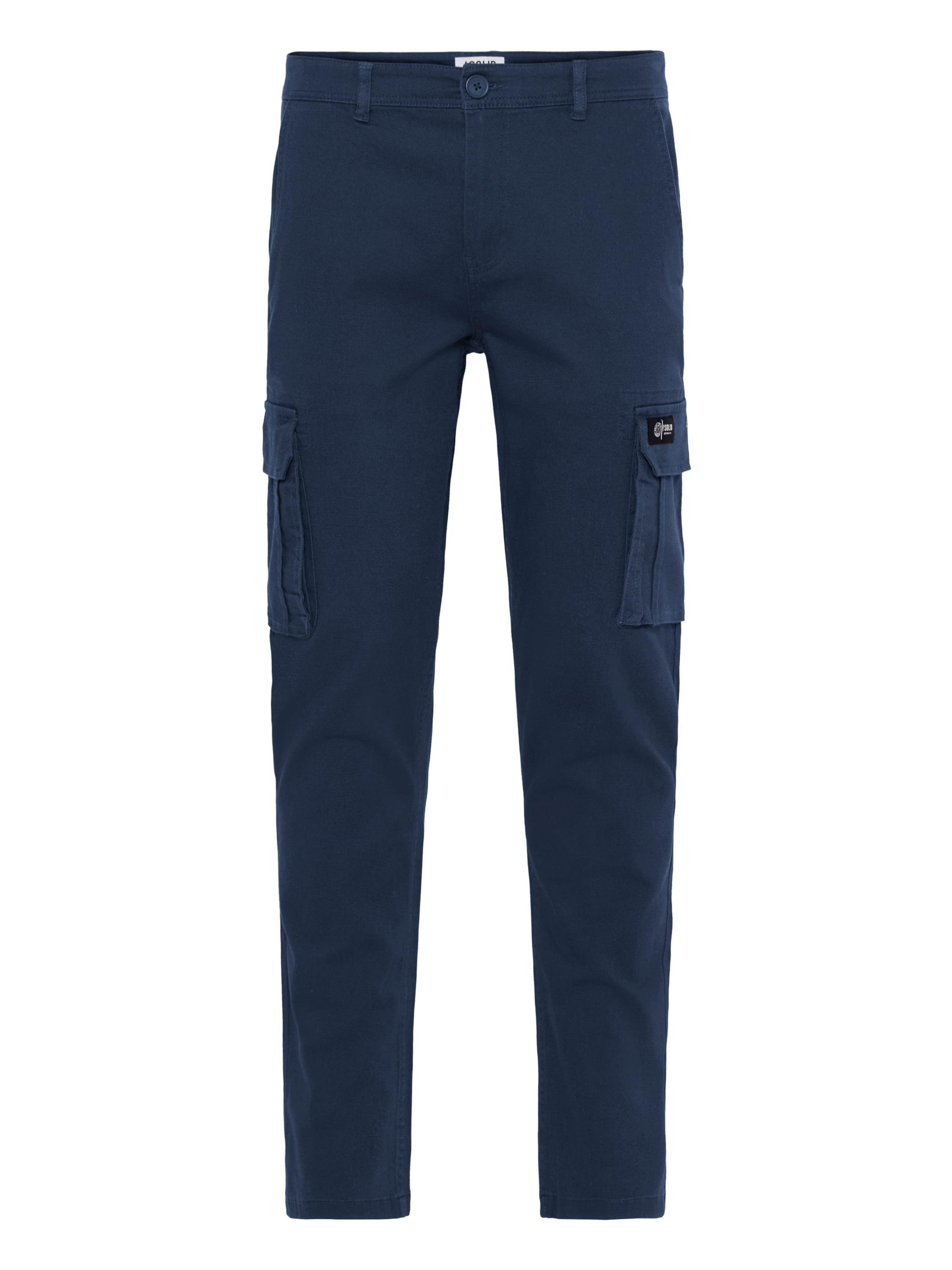 !Solid Cargohose ' SDCHASEY ' in Blau: Vorderseite