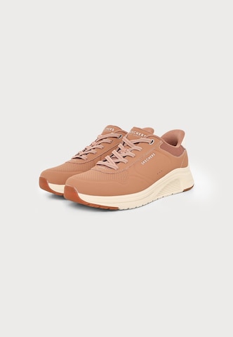 SKECHERS Ниски маратонки 'UNO LITE 2' в кафяво