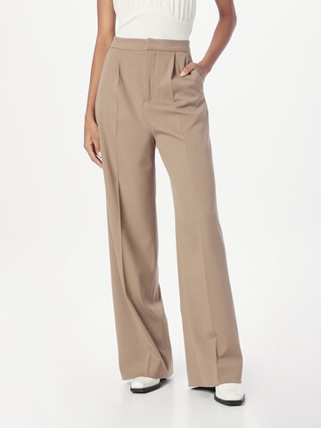 Copenhagen Muse Wide leg Pleated Pants in Grey: front