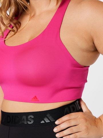 ADIDAS SPORTSWEAR Bustier Sport-BH in Pink