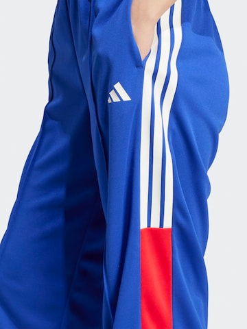ADIDAS SPORTSWEAR Wide leg Παντελόνι φόρμας 'TIRO' σε μπλε
