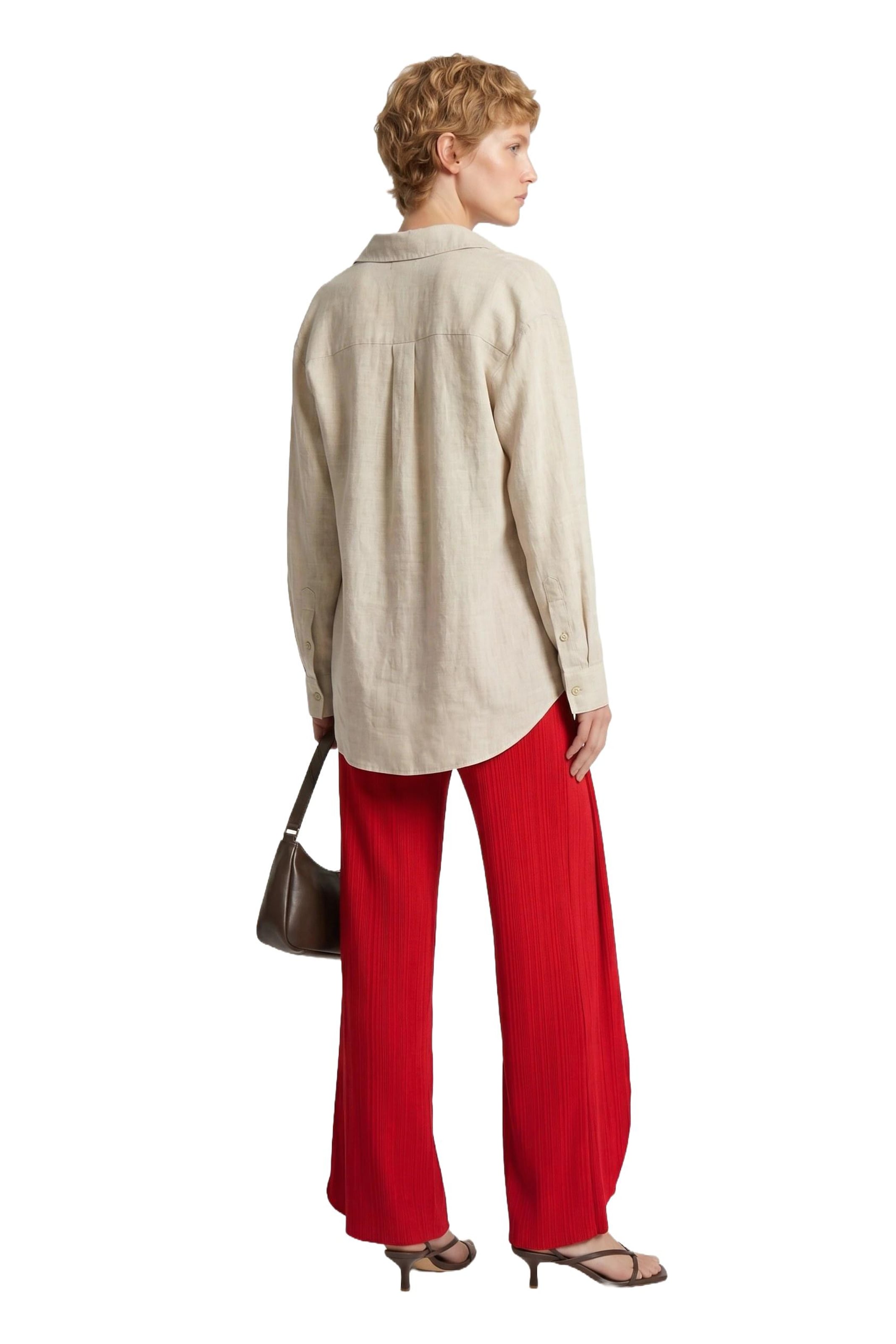 Alexa Dash Wide leg Pants in Red