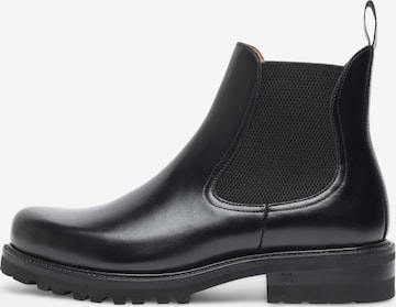Henry Stevens Chelsea boots 'Harry' in Black: front