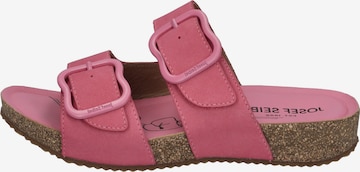 JOSEF SEIBEL Muiltjes 'Tonga 64' in Roze: voorkant