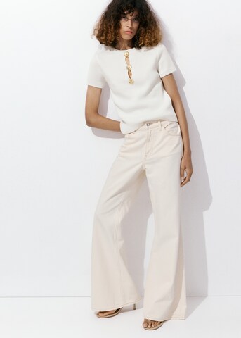 MANGO Sweater 'ANTUAN' in White