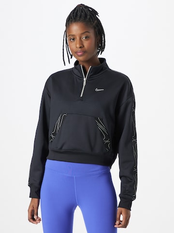 NIKE Sportsweatshirt i sort: forside