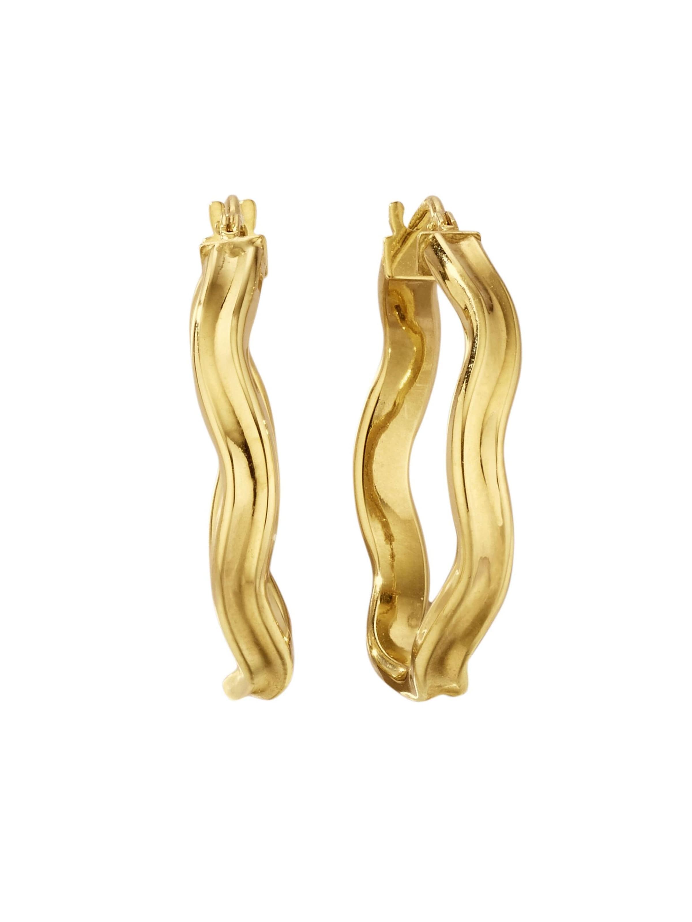 Fascination by Ellen K. Earrings in Yellow: front