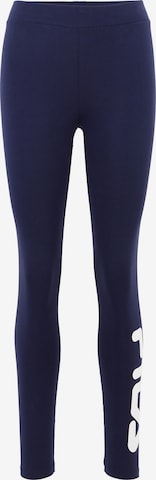 FILA Skinny Leggings 'BAEK' in Blue: front