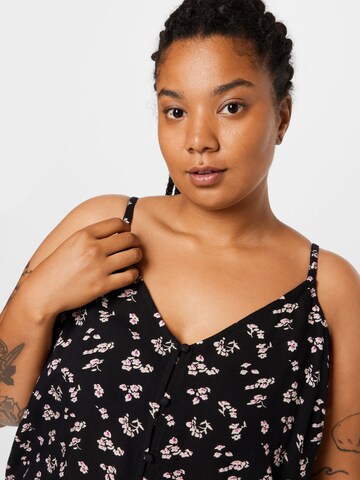 ABOUT YOU Curvy Top 'Chiara' in Black