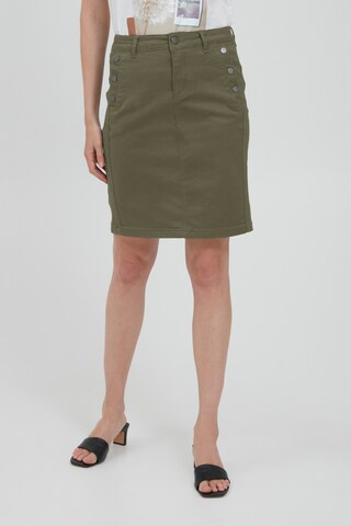 Fransa Skirt 'FRLOMAX 3' in Green: front