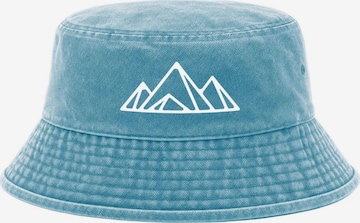 Neverless Hat 'Berg Polygon' in Blue: front