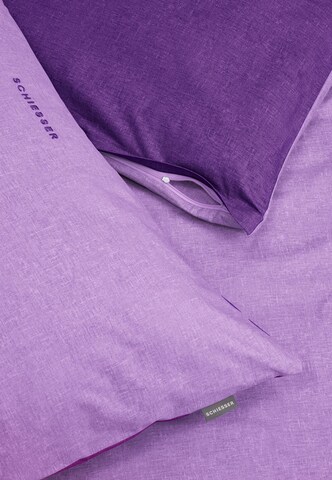 SCHIESSER Pillow 'Doubleface Renforcé' in Purple