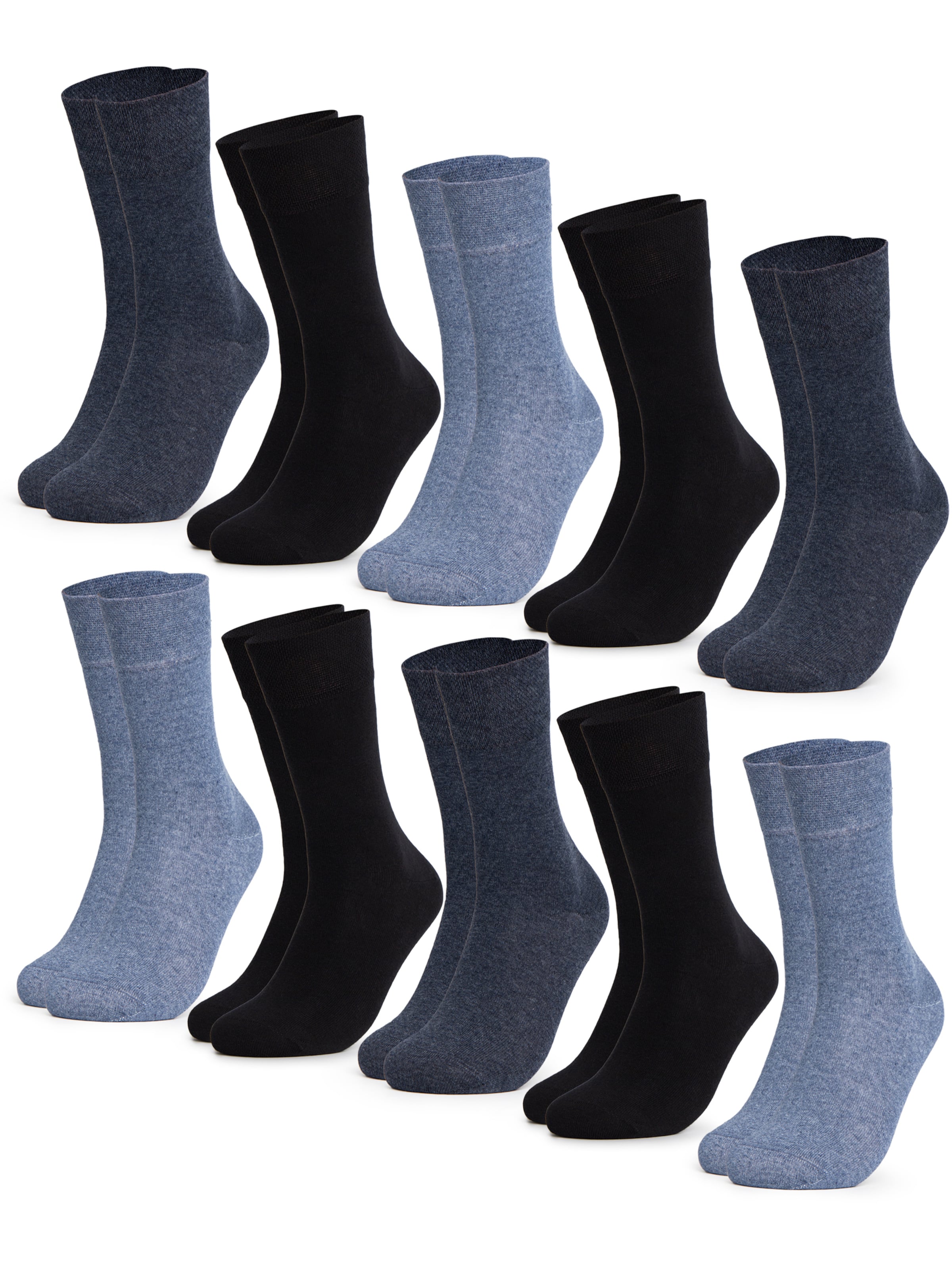 Occulto Socks 'Diabetiker Goetz' in Blue: front