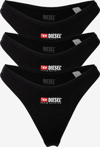 String di DIESEL in nero: frontale
