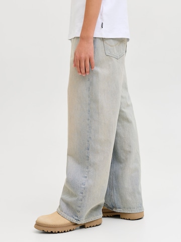 Jack & Jones Junior Wide leg Jeans 'DAVE ORIGINAL SBD 570 ' in Blue