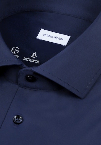 Coupe slim Chemise business SEIDENSTICKER en bleu