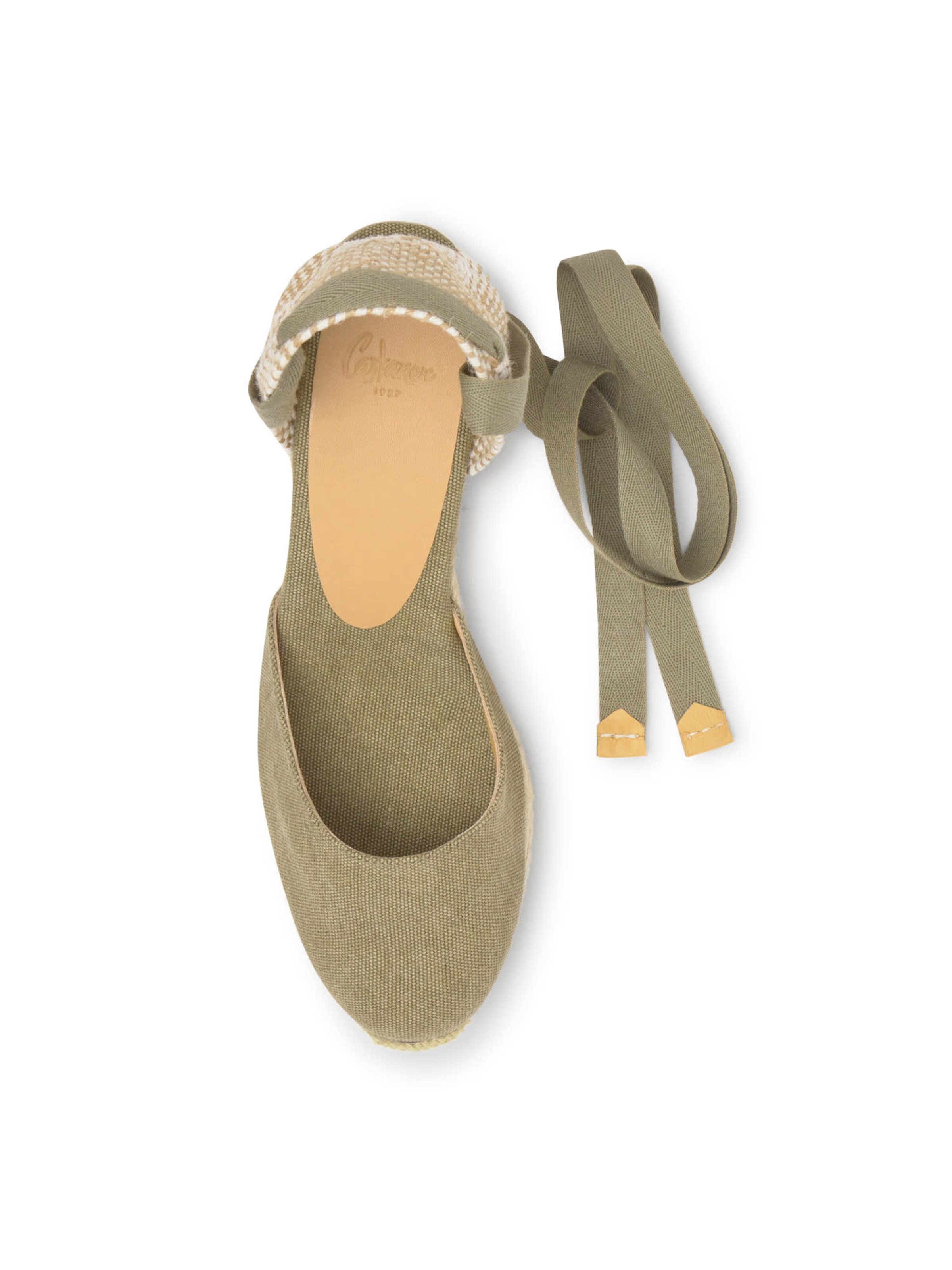 Espadrilles 'Carina' Castañer en vert