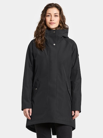 Didriksons Alana Parka in Schwarz: Vorderseite