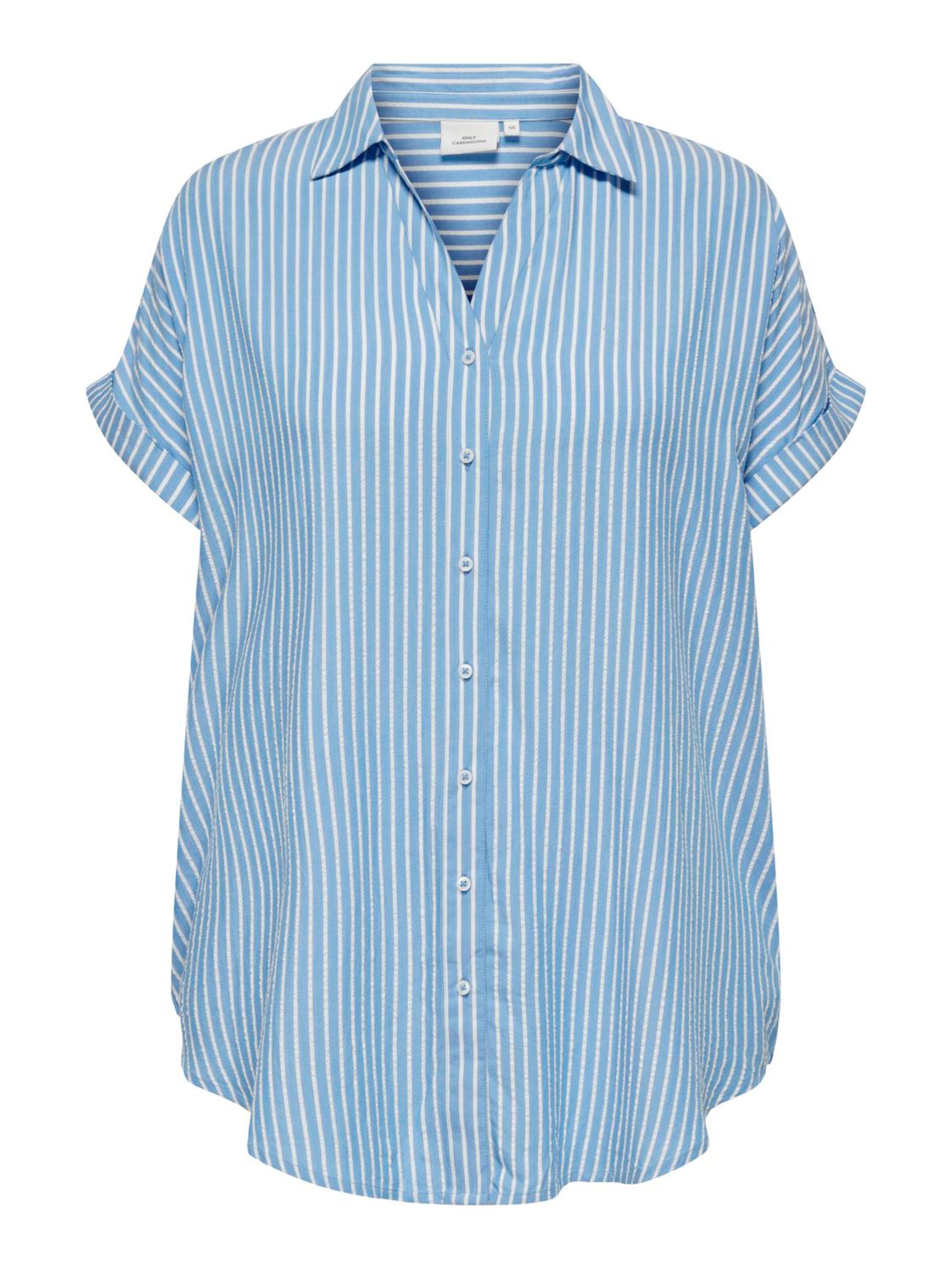 ONLY Carmakoma Blouse 'CARPENNA' in Blue: front