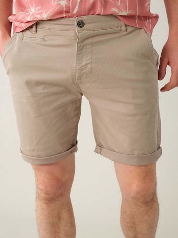 Deeluxe Slimfit Broek 'VARTY' in Bruin