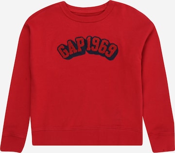 GAP Μπλούζα φούτερ '1969' σε κόκκινο: μπροστά
