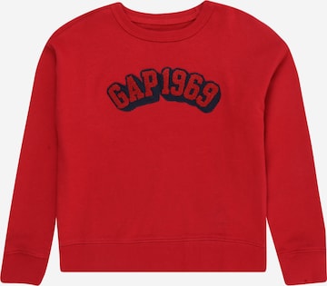 GAPSweater majica '1969' - crvena boja: prednji dio