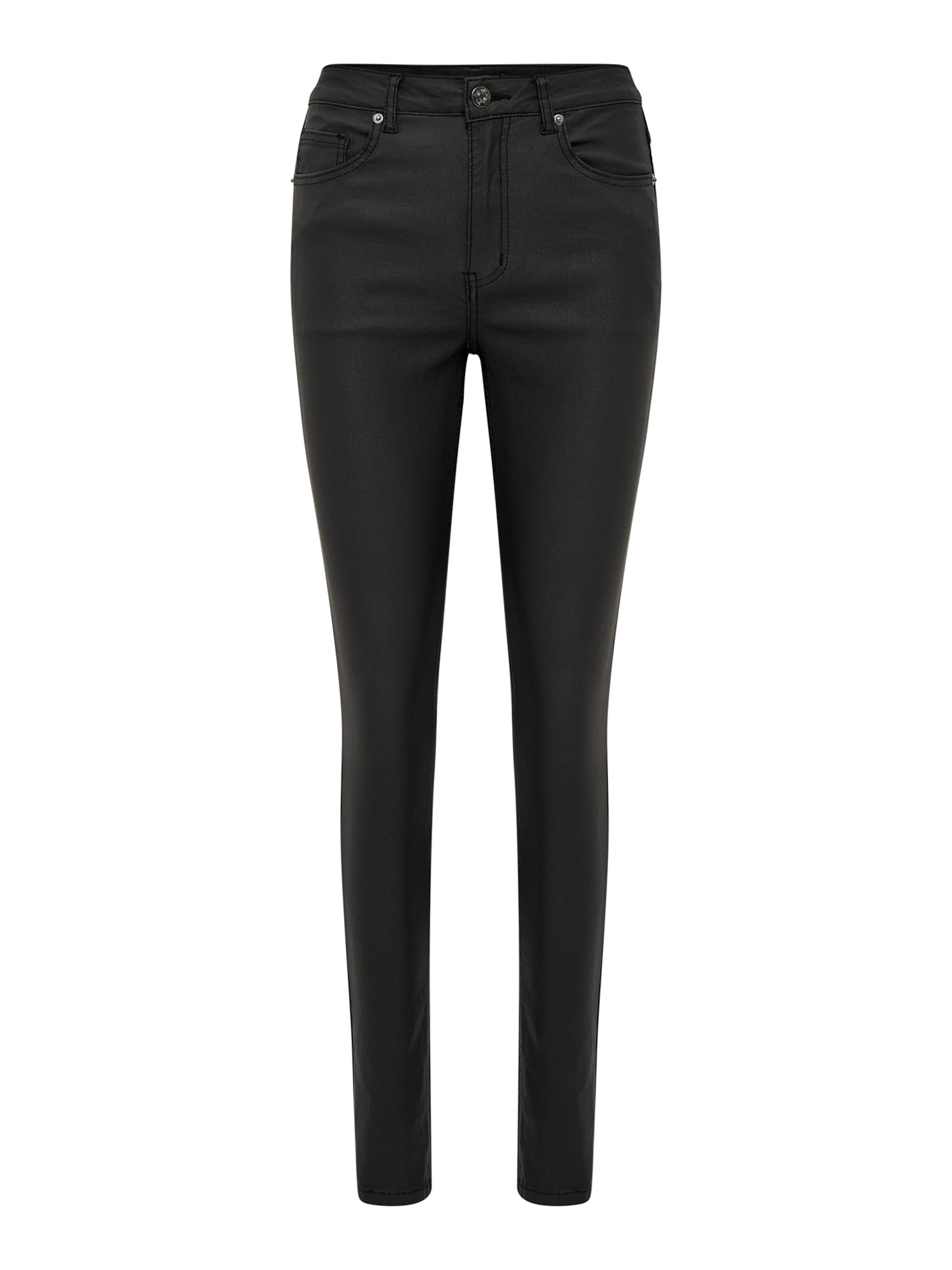 Peppercorn Skinny Spodnie 'Sibbir' w kolorze czarny: przód