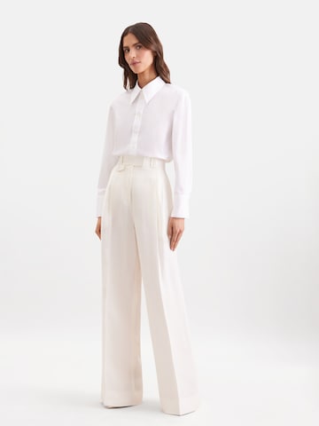 Regular Pantalon SEIDENSTICKER en blanc