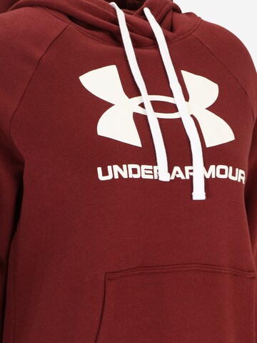 Sweat de sport UNDER ARMOUR en rouge