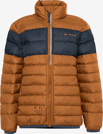 VAUDE Tapered Functionele jas 'Limax' in Bruin: voorkant