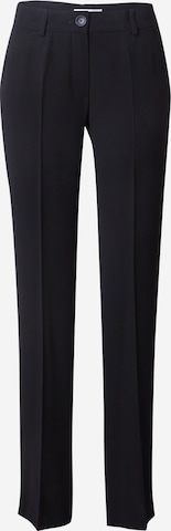 juoda GERRY WEBER Standartinis Kelnės su kantu: priekis