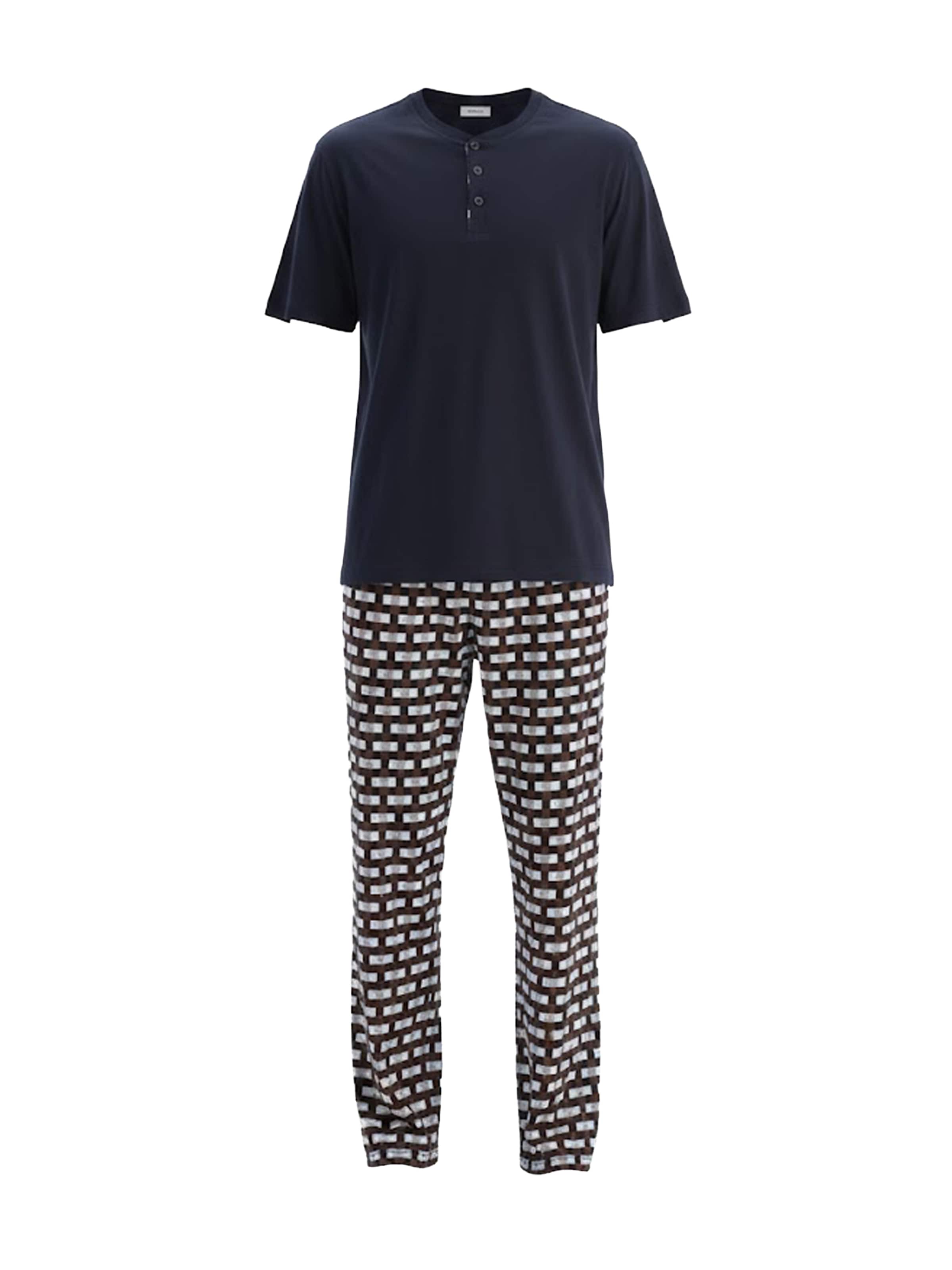 Dagi Piżama długa w kolorze niebieski: przód