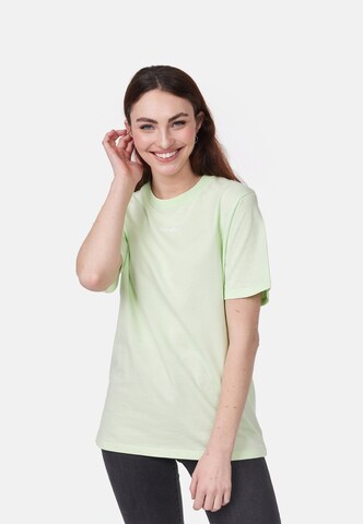 T-Shirt smiler. en vert